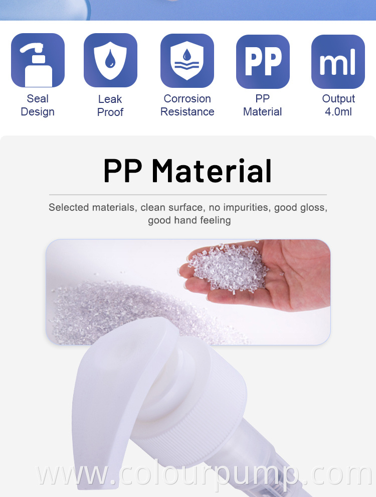High Quality Foaming Pump Plastic Hand Sanitizer Dispenser Soap Foam Pump